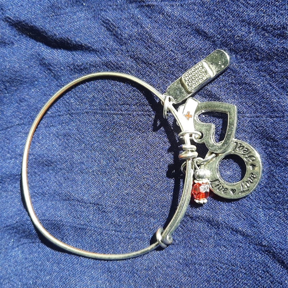 Medical Nurse bangle Bracelet adjustable